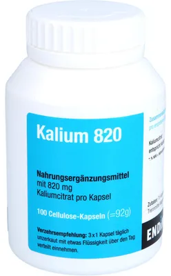 Immagine prodotto di ENDIMA Potassio 820 Capsule, 100 Capsule