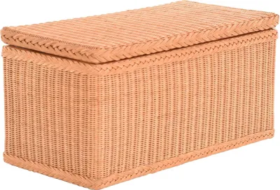 Zdjęcie produktu dla KRINES HOME Skrzynia / Komoda na pranie wykonana z rattanu (terakota, mała)