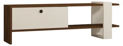 Image de Meuble TV en bois "Gaye" - 120 x 25 x 36 cm - Blanc