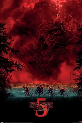 Image de Stranger Things 5 - Vecna Sky - Poster 61x91.5 cm