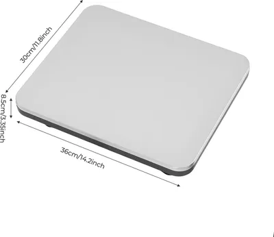 Obrázok produktu pre Váha pre domáce zvieratá a balíky – platforma/stolová váha – nosnosť 150 kg – presnosť 0,05 kg – digitálna/elektronická – bez batérií – strieborná