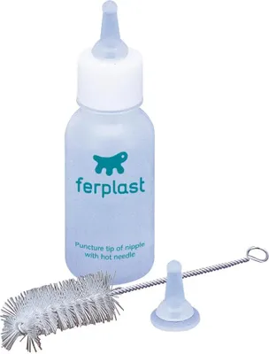 Productafbeelding van FERPLAST flesje voor puppy's, 50 ml, 3,5 x 11 cm