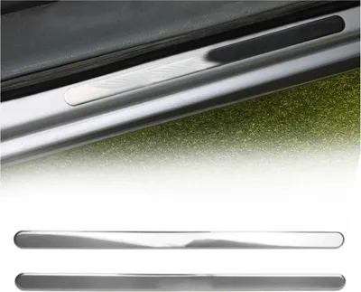 Image de Seuils de porte pour Fiat Punto 2009-2012 Acier inoxydable 2 pièces