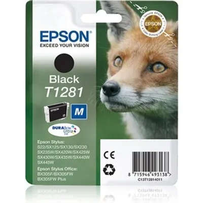 Produktbild von Epson Tintenpatrone - C13T12814022 - schwarz - M - 5,9ml