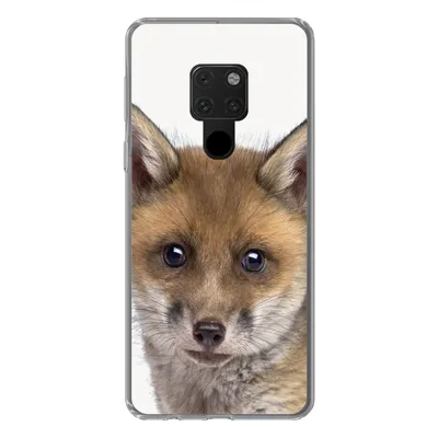 Produktbild von MuchoWow® Handyhülle Schutzhülle Hülle für Huawei P40 Lite Fuchs - Tiere - Jungtier - Jungen - Mädchen - Kind Silikon Softcase Handy Hülle - Handy