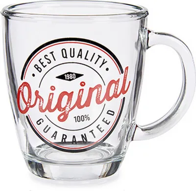 Obrázek produktu pro Hrnek Vivalto Original transparentní 320 ml (6 kusů)