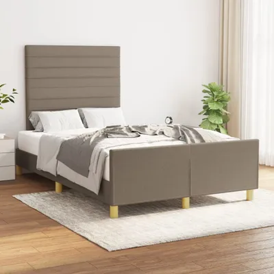 Produktbild von "2026 Promotion" Bettgestell moderne - ohne Matratze - Taupe 120x200 cm - Stoff - Polsterbett CC6219