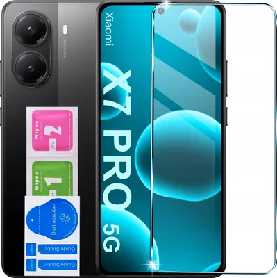 Zdjęcie produktu dla Szkło Hartowane 9H Szybka SZKIEŁKO OCHRONNE do Xiaomi Poco X7 Pro 5G
