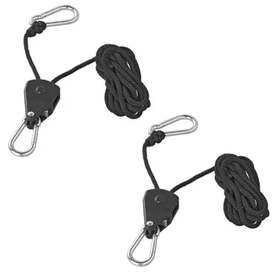 Produktbild von Set aus zwei ProPlus 320054 Drahtseilwinden, Drahtseilzüge mit Ratsche, 2,5 m, 68 kg