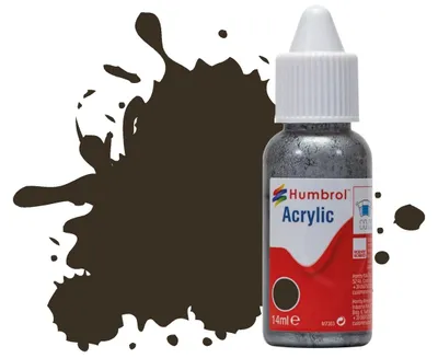 Zdjęcie produktu dla Farba akrylowa Humbrol DB0010 – nr 10 Service Brown – połysk – 14 ml