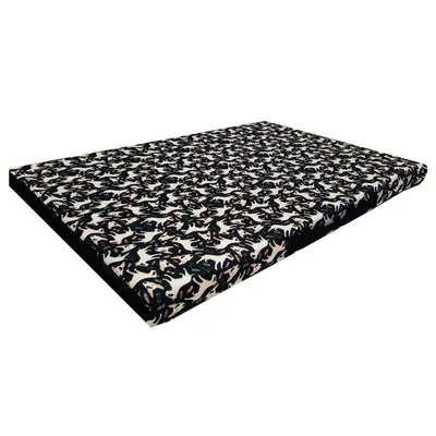 Immagine prodotto di Letto a materasso per cani Bertoni XL in schiuma con rivestimento impermeabile motivo bullterier EE146