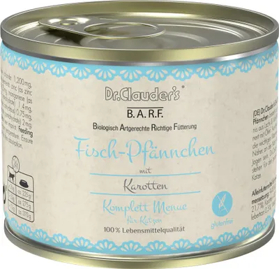 Produktbild von Dr. Clauder BARF Cat 6x200gD | Putenschmankerl