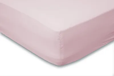 Productafbeelding van Eleganzzz Hoeslaken Katoen Perkal 35cm Hoekhoogte - roze 180x200cm