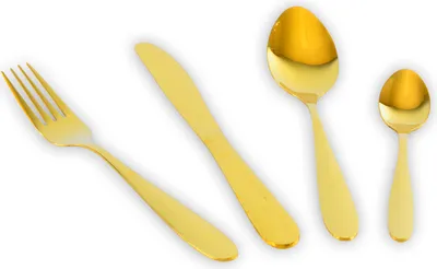 Zdjęcie produktu dla Zestaw sztućców Gold 16 elementów