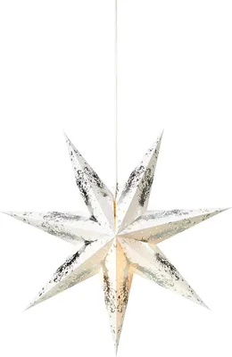 Obrázek produktu pro Markslöjd závěsná kytice hvězda bílo-stříbrná, v 75 cm x h 23 cm x š 75 cm