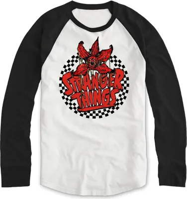 Produktbild von Stranger Things - Checkered Circle Ls - T-Shirt