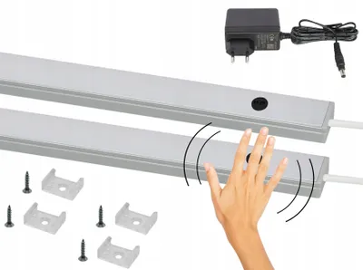 Obrázok produktu pre AQUALED LED osvetlenie pod linku bezdotykové 2x130cm studená biela