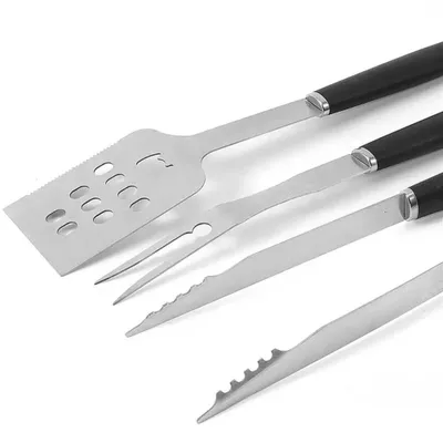 Produktbild von Adler | Grill Utensil Set with Carrying Case | AD 6727 | Grill Cutlery Set | 4 pc(s) | Stainless Steel/Black