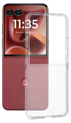 Obrázok produktu pre Techsuit - Clear Silicone puzdro na Motorola Razr 60 Ultra - číre