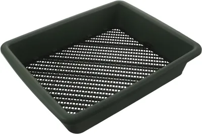 Productafbeelding van Verstelbare Tuinzeef - Grondzeef Compostzeef - Tuinieren Beplanting - Verstelbaar Gaasontwerp - 36 x 26 x 72 cm - Groen