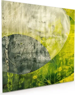 Produktbild von Küchenrückwand Spritzschutz Glas mit Motiv Abstraktkunst 40 x 40 cm