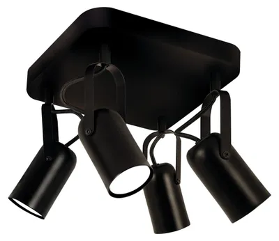 Image de Strühm 04396 Applique-plafonnier « LOFTA » avec culot GU10, dimmable, source lumineuse remplaçable, IP20