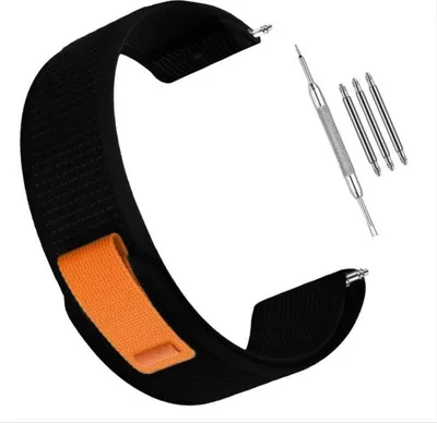 Obrázek produktu pro INF Nylonový řemínek pro hodinky Garmin 22mm - kompatibilní s Forerunner 245/255/265M Černá