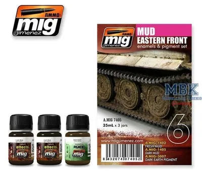 Produktbild von Ammo of MIG AMIG7405 Eastern Front Mud Set