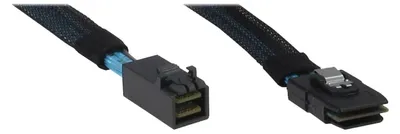 Zdjęcie produktu dla Inter-Tech 0.75m SFF 8643/SFF 8087, 0,75 m, SFF 8643, SFF 8087, Męska/Męska, Czarny, Niebieski, 45 g