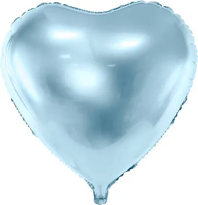 Immagine prodotto di Palloncino in foil cuore 35cm azzurro