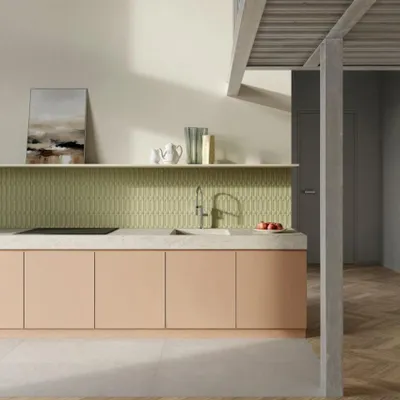 Zdjęcie produktu dla CASA39 Płytki imitujące żywicę, szare, 120 x 120 cm, Marazzi Resin