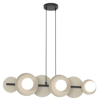 Obrázek produktu pro Závěsné svítidlo MODEL, béžové, 6xG9x15W, kov, rozměry: 120x85x23 cm, IP20, Emibig