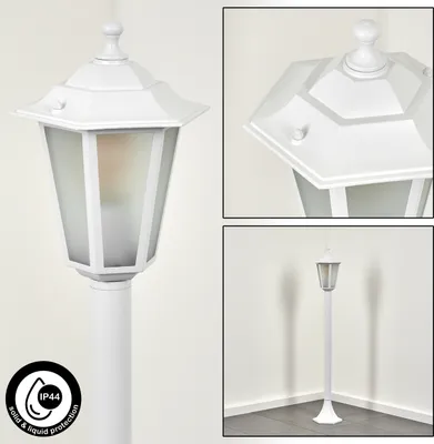 Produktbild von Rivale Wegeleuchte aus Metall/Glas in Weiß/Milchglas