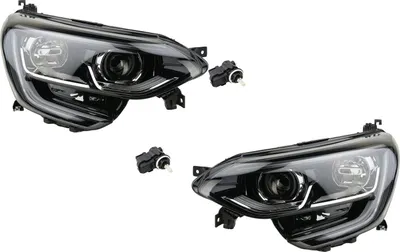 Zdjęcie produktu dla Johns, Reflektor pasujący do Renault Megance IV 15- H7 Zestaw lewy prawy + serwomotor