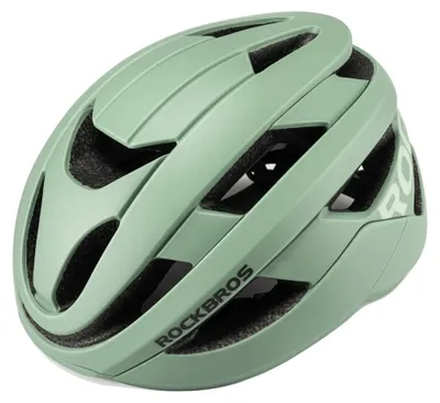 Zdjęcie produktu dla Kask rowerowy, lekka konstrukcja, oddychająca wentylacja, matowa zieleń, rozmiar M (54-58 cm)