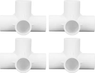 Obrázok produktu pre 4-cestná PVC tvarovka, tvarovka na potrubie, výstupný konektor na potrubie, 4-cestná tvarovka, PVC konektor na potrubie, 4-cestný konektor na potrubie