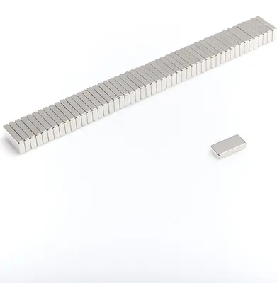 Produktbild von Neodym Magnete  10x6x2 mm N38 Satz  10 Stück, Extrem stark, Magnettafeln, Kühlschränke, Whiteboards, DIY