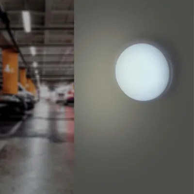 Produktbild von LED-Wandleuchte 20 W, rund, IP65 – Kaltweiß 6000 K – 8000 K