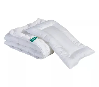 Zdjęcie produktu dla Komplet pościeli dziecięcej kołderka 90x120, poduszka 40x60 BOTANICA Senna Baby Lyocell, naturalny