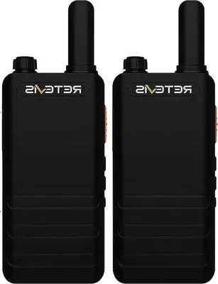 Immagine prodotto di Radio portatile ultrasottile ricaricabile 1620 mAh con funzione VOX e vivavoce, nera
