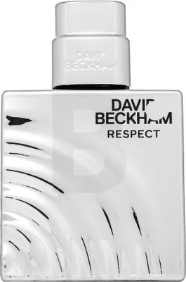 A bottle of David Beckham Respect Eau de Toilette for men.