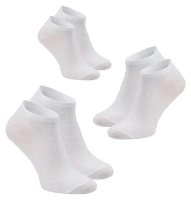 Image de Martes Essential - Chaussettes "Sorento" antidérapantes pour hommes (lot de 3) IG5374 (taille 39,5 EU - 42 EU) (blanches)