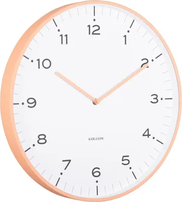 Produktbild von Karlsson - Wanduhr Circus Rings - Orange - Ø40cm
