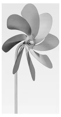 Produktbild von Duo / 2er Set Speedy20 Windrad aus Edelstahl (20 cm Rotor-Durchmesser), kugelgelagert, Gartendekoration - Hergestellt in Deutschland