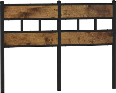 Produktbild von vidaXL Ersatz-Kopfteil Räuchereiche 135 cm Eisen und Holzwerkstoff