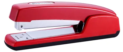 Image de Agrafeuse de bureau Bostitch en métal, rouge