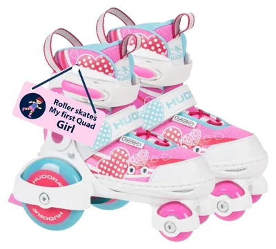 Produktbild von Rollschuhe Kinderrollschuhe - Verstellbar - Rosa - Größe 26 bis 29 cm