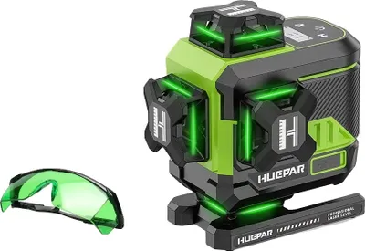 Image de Huepar Laser Level, télécommande Bluetooth, 5 heures d'autonomie, SET-4