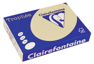 Produktbild von Clairefontaine Trophée 1303C Chamois 120g/m² DIN-A3 - 250 Blatt