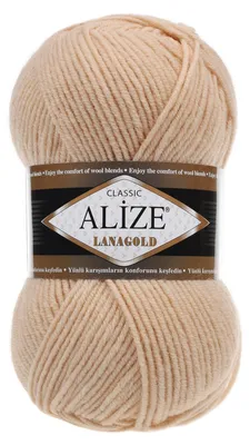 Strickwolle ALIZE Lanagold pfirsichcreme